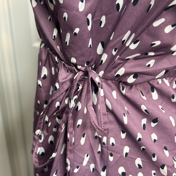 Shein Curve Purple Cinched Side Waist Dress 1XL - Picture 3 of 7